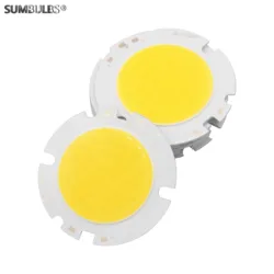 30W 6042 60mm Round Led Cob CHIP Light Source for Down Lamp DC 30V-33V 900mA Natural Warm Cold White Emitting Color