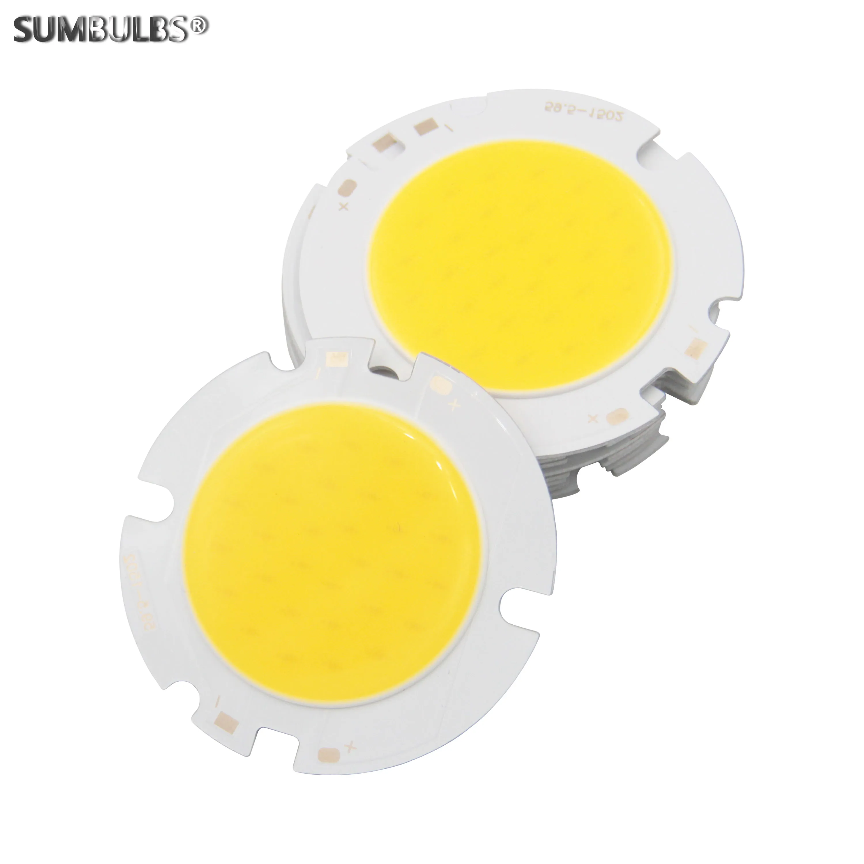 Imagem -04 - Sumbulbs-round Led Cob Light Source para Down Light Bulb Lâmpada Natural Branca Quente e Fria 42 mm Ares de Iluminação 10w 15w 30w