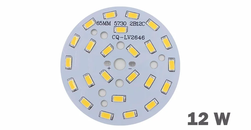 3W 5W 7W 9W 12W 15W 18W 20W 24W 36W SMD5730 5630 Brightness SMD Light Board Led Lamp Panel For Ceiling PCB white pcb