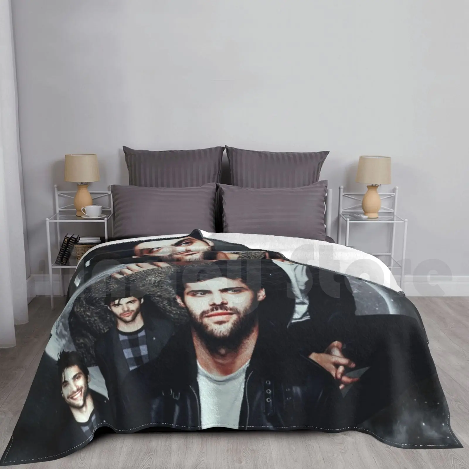 Matt And Stars Blanket Fashion Custom Matthew Shadowhunters Alec Lightwood