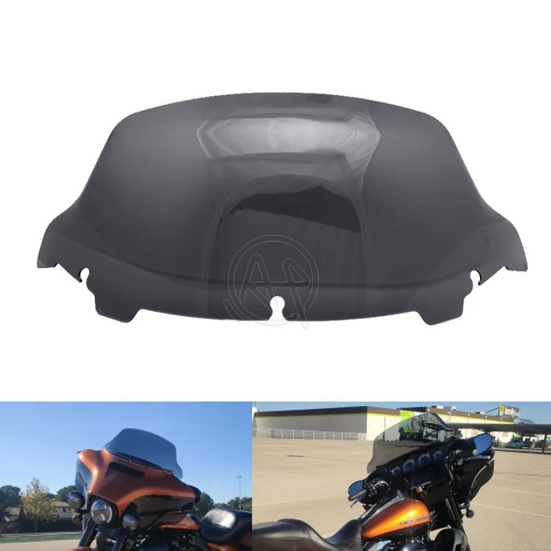 Smoke 10.5'' Windshield Fairing Windscreen Cover For Harley Electra Street Glide Touring 2014-2020