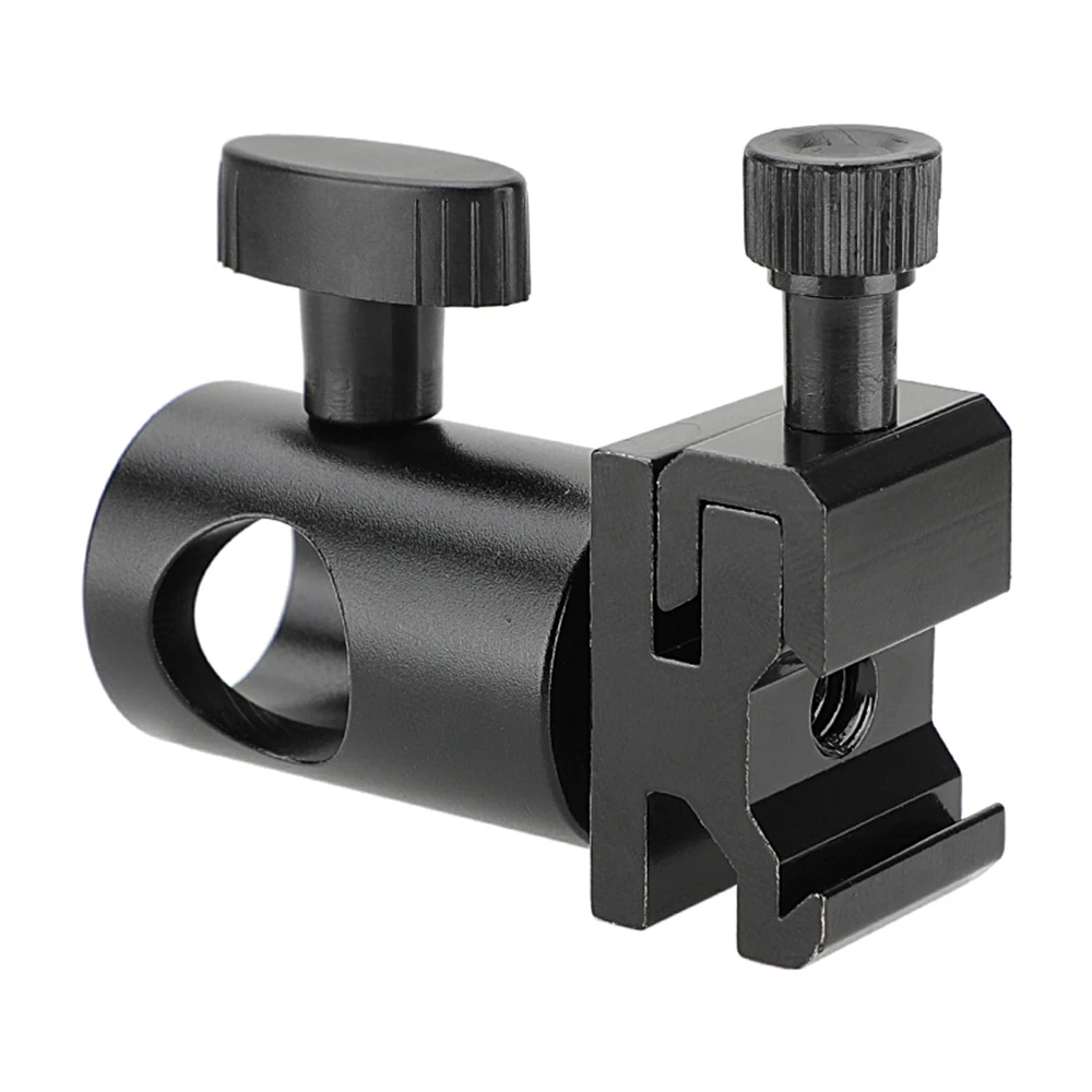 CAMVATE-Light Stand Cabeça com Metal Hot Shoe Mount, Monitor, Flash Light, Montagem de Luz de Vídeo, Novo, 1/4 "-20 Rosca Parafuso, 16mm