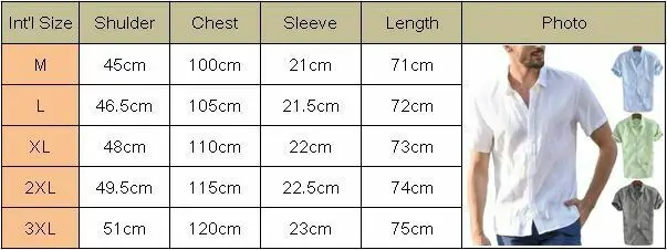 Men\'s Shirts Linen Short Sleeve Summer Solid Shirts Casual Loose Turn-down Collar Blouse Male Breathable Shirt Chemises homme