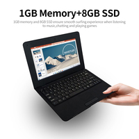 10.1inch Netbook Lightweight Portable Laptop ACTIONS S500 1.5GHz ARM Cortex-A9/Android 5.1/1G+8G/1024*600 Ultra-thin Netbook
