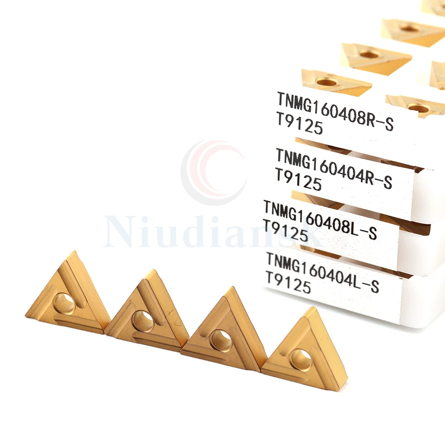 Ferramenta de processamento de revestimento cvd para peça de aço, inserção de carboneto de giro de metal em torno cnc de 10 peças