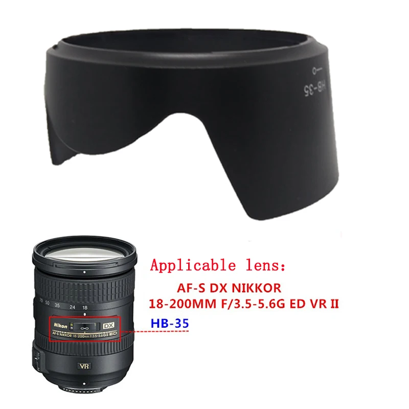 HB-32 HB-34 HB-35 HB-37 HB-39 HB-N106 HB-45 HB-46 HB-69 camera Lens Hood for nikon lens camera