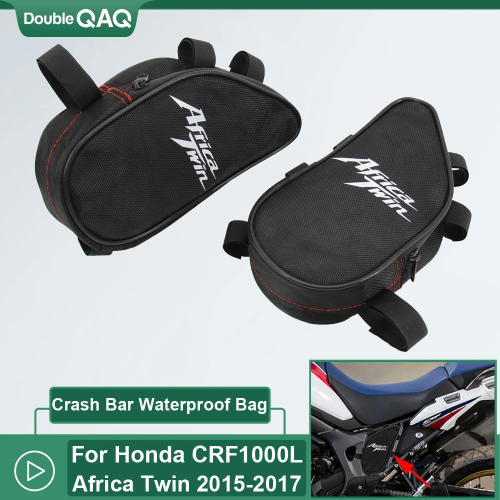 

Motorcycle Frame Crash Bar Waterproof Repair Bag Positioning Tool Bag For Honda CRF1000L Africa Twin 2015 2016 2017 CRF 1000 L