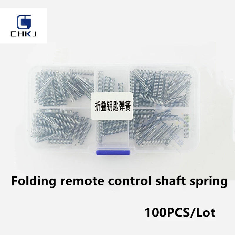 100 Pieces Key Pivot Spring For Built-in Spring For Folding Remote Control Pivot High Quality Car Folding Key Pivot Spring