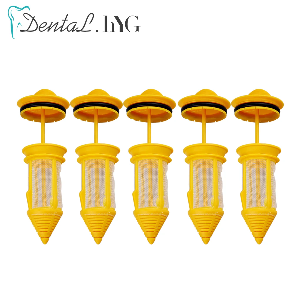 5pcs Dental Valve Strong Suction Weak Suction Filter Dental Water Filter Chair Equipment Parts Large Size  For Dental Unit