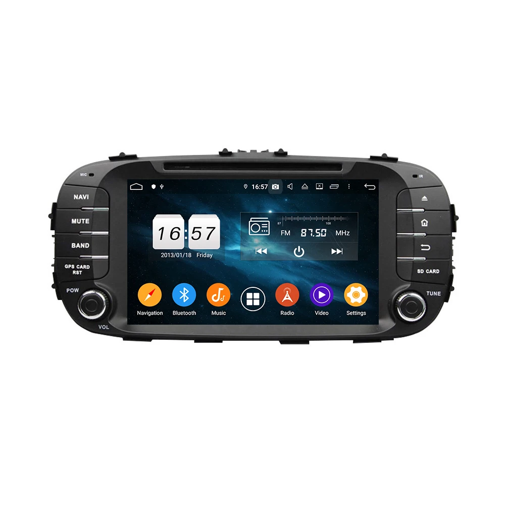 

8" 2 Din 8 Core Android 12 Car Radio For KIA SOUL 2014-2018 Multimedia Player 4+64GB DVD Carplay Car Stereo 1280*720 Audio DSP