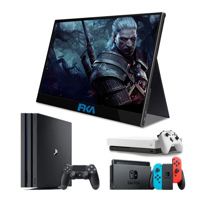 4K HDR IPS Monitor portatile da gioco Monitor Ps4 Ps3 Monitor touchscreen ultrasottile