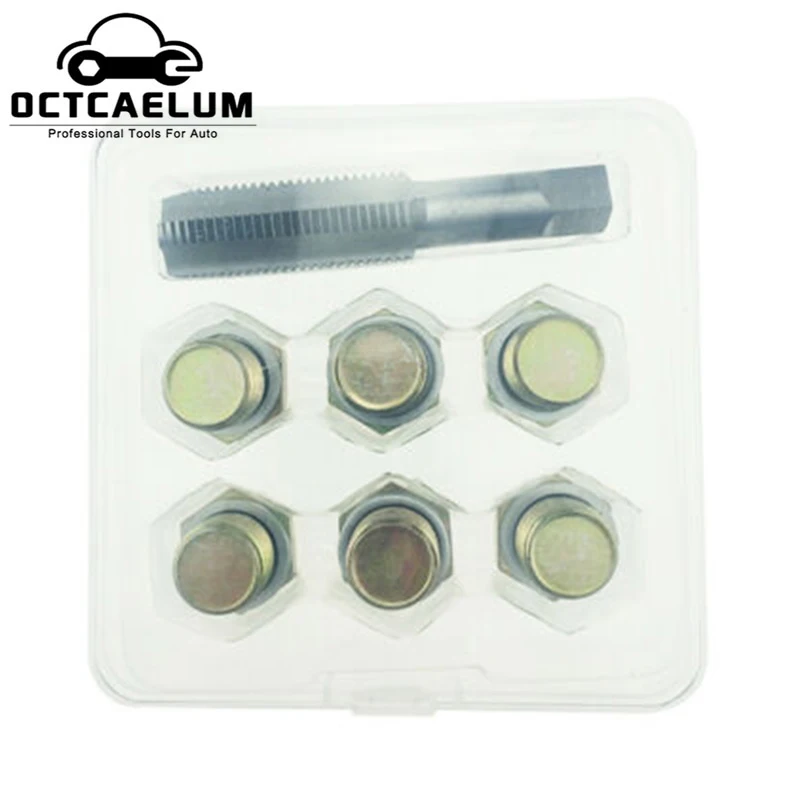M15 X 1.5MM Oil Drain Plug Sump Damaged Thread Repair Tool For Car Motorcycle Sump Gearbox BMW Toyota ST0087C