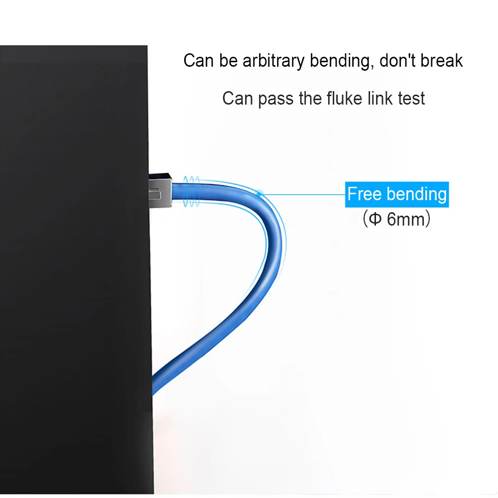 Xintylink RJ45 Mạng Cat6 UTP Đồng Nguyên Chất Không Được Che Chở Cặp Xoắn 1G Ethernet Miếng Dán LAN Cho Router Modem ADSL công Tắc