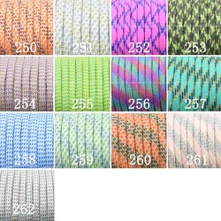 1 Pcs 100FT 550 Paracord Parachute Cord Lanyard Mil Spec Type III 7 Strand Core For Climbing Camping Buckles Bracelet