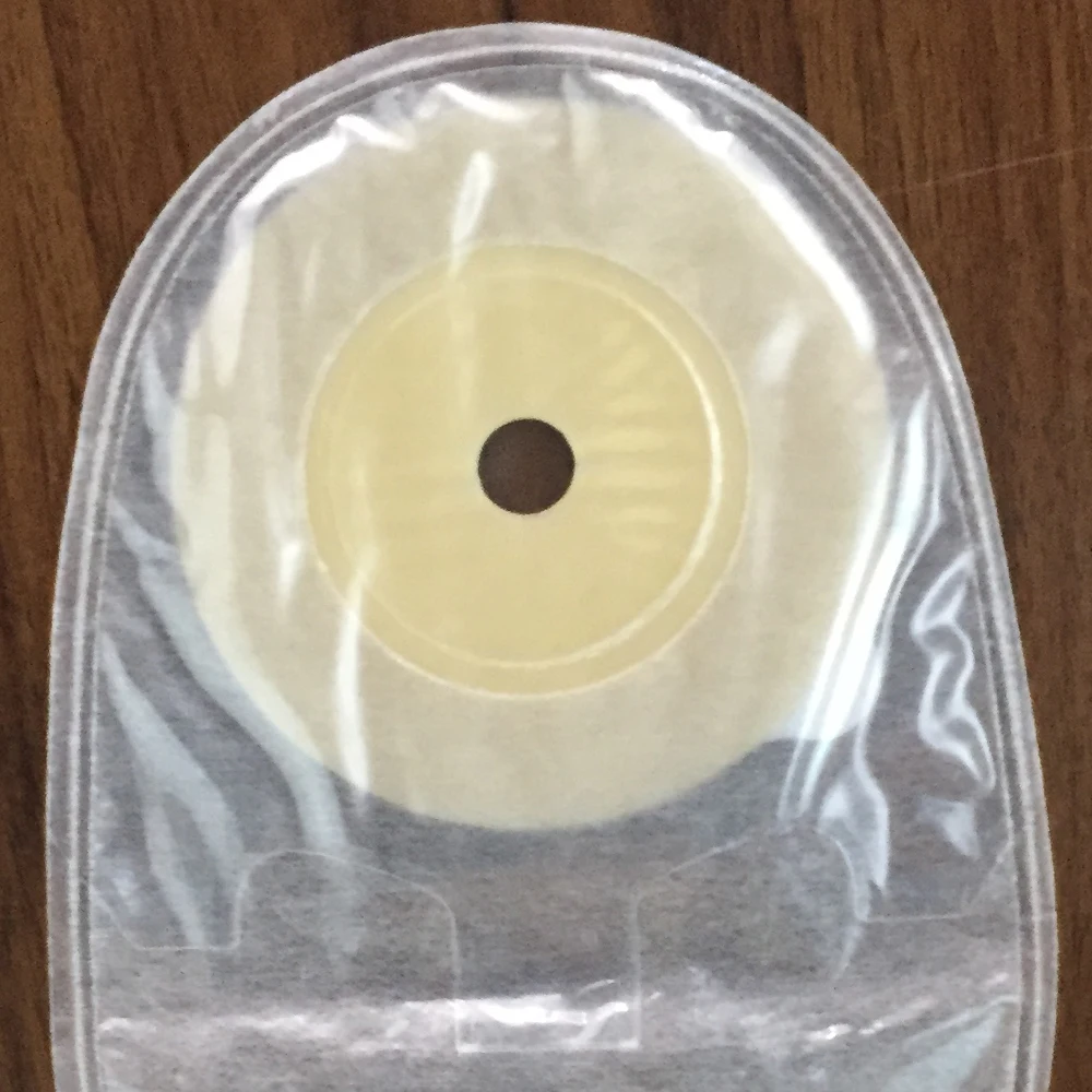 One Piece Urostomy Bags Silicone Plug Drainable Pouch Stoma Bags 45mm Hole Medical Care Anti-leak Urostomy Bags