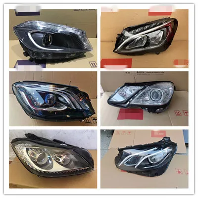 Led Headlight Daytime Running DRL for Mercedes Benz A 180 B200 C200 E300L S350 SLK GLA CLS  Angel eye turn signal