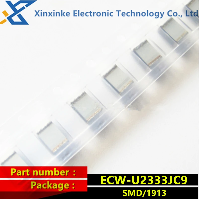 

ECWU2333JC9 SMD Металлизированный пленочный конденсатор 0,033 uF 250VDC 5% PEN film 1913 33nF ECW-U2333JC9 CBB полиэфирный конденсатор