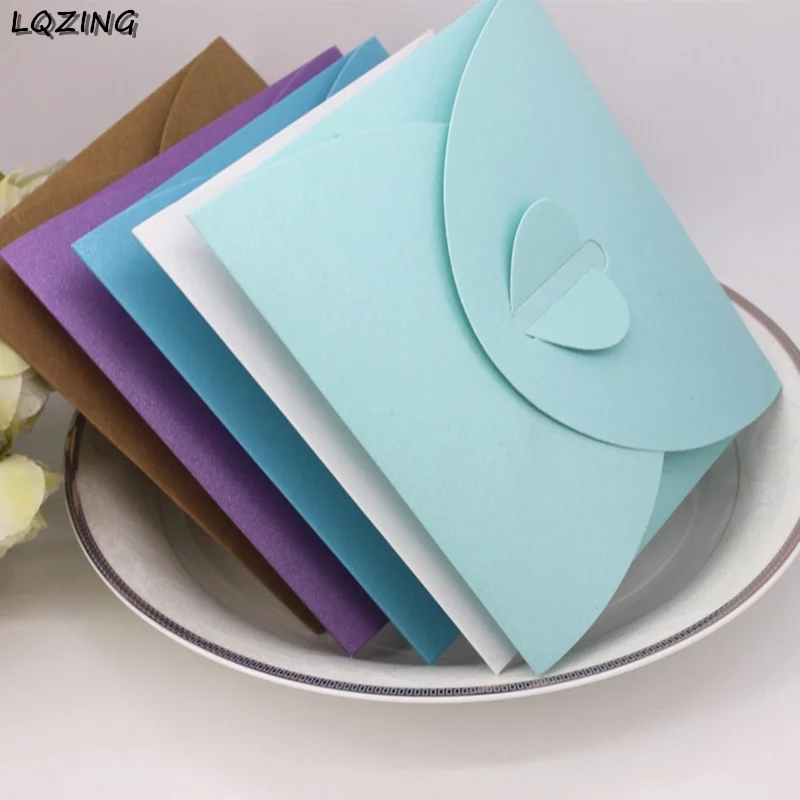 50pc 13*13cm Heart Kraft CD Paper Case Bag,CD Sleeves Discs DVD Packaging Bag Box Kraft CD Case Cover Envelope for Wedding Party