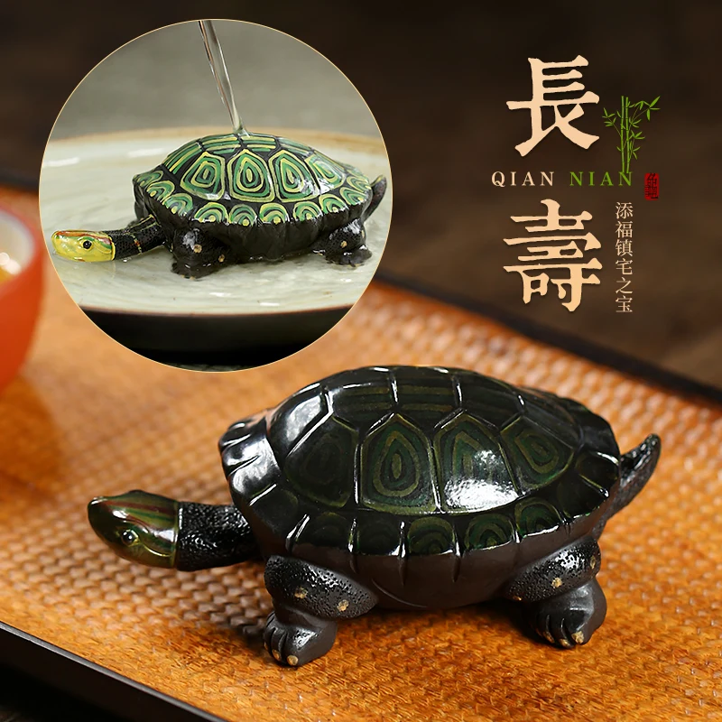 

|personality change color play pet boutique tea to keep tea longevity and furnishing articles to another turtle