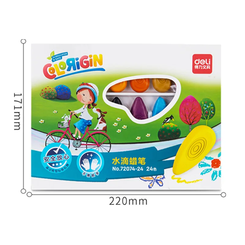 Lápices de colores para niños, 24 colores, lavables, seguros, no Lápices de colores para niños, 24 colores, lavables, seguros, no