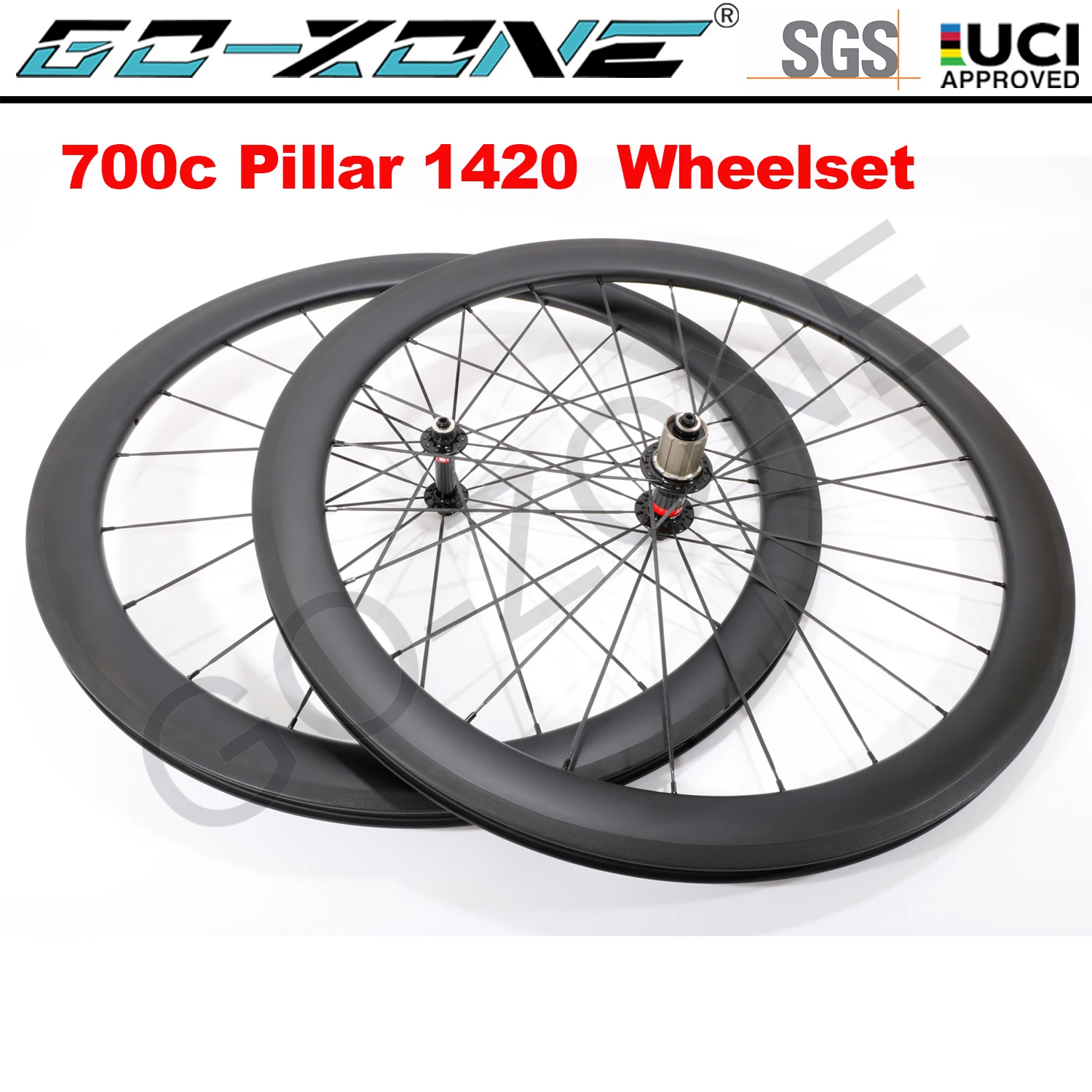 

Rim Brake Clincher Tubeless Tubular Carbon 700c Wheelset Novatec 291 482 SLPillar 1420 UCI Quality Carbon Road Rim Brake Wheels