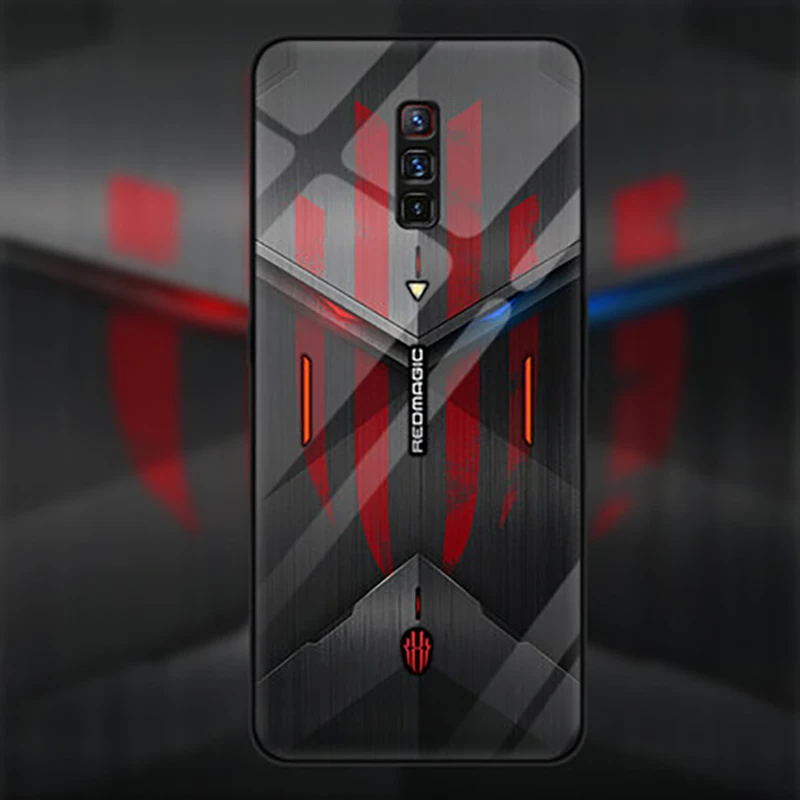 For Nubia Red Magic 6 6s Pro Case Magic6 Tempered Glass Hard Back Cover Soft TPU frame For Nubia Red Magic 6 NX669J Phone Cases