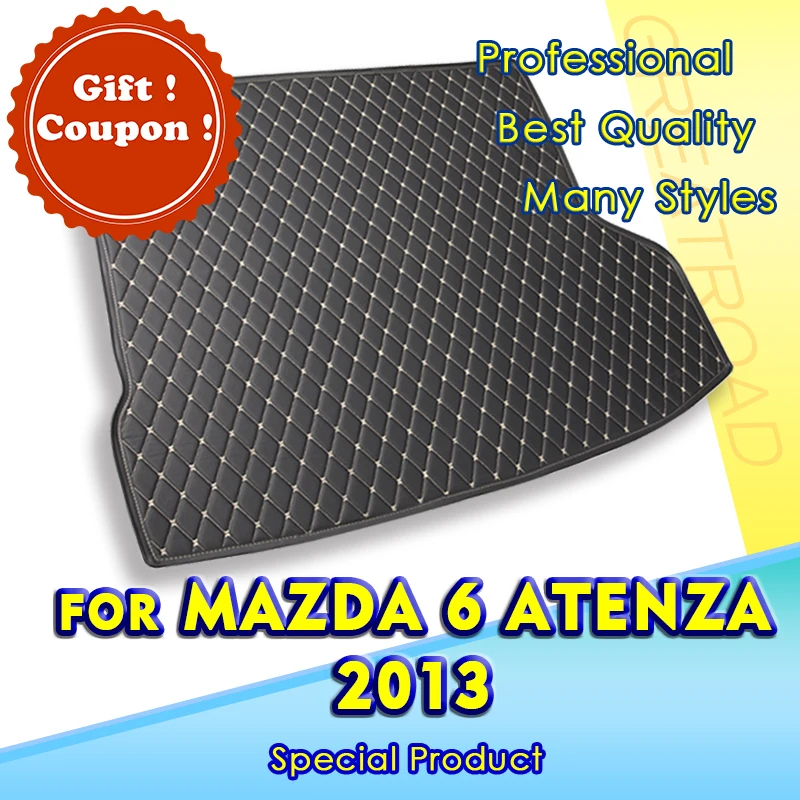 

Коврик для багажника автомобиля для Mazda 6 Atenza 2013, подкладка для груза, ковер, аксессуары для интерьера, крышка