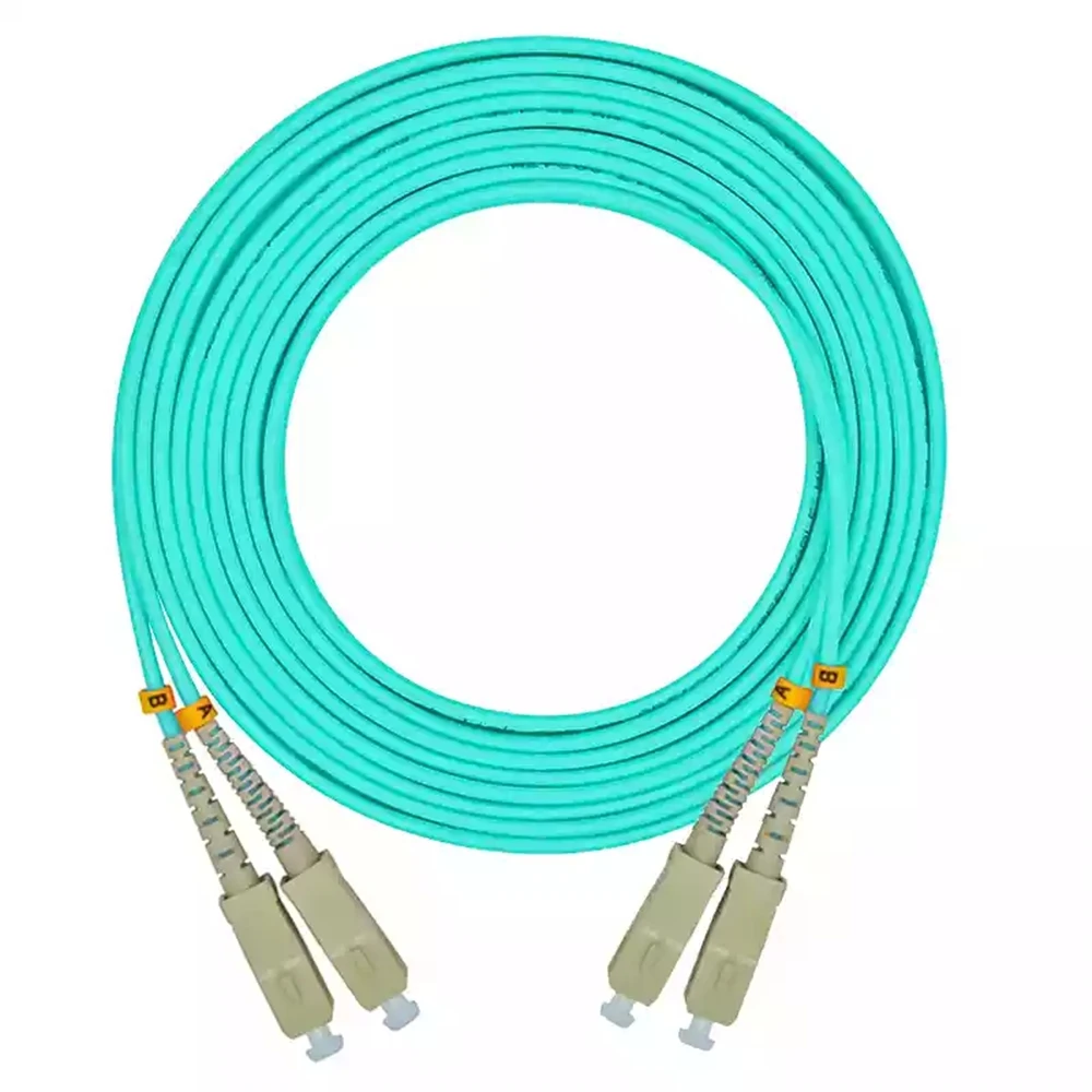 10pcs SC-SC fiber optic patch cord 1M 2M 3M 5M 7M 10M Duplex OM3 cable SC/UPC optical fibre jumper 2.0mm 3.0mm DX free shipping