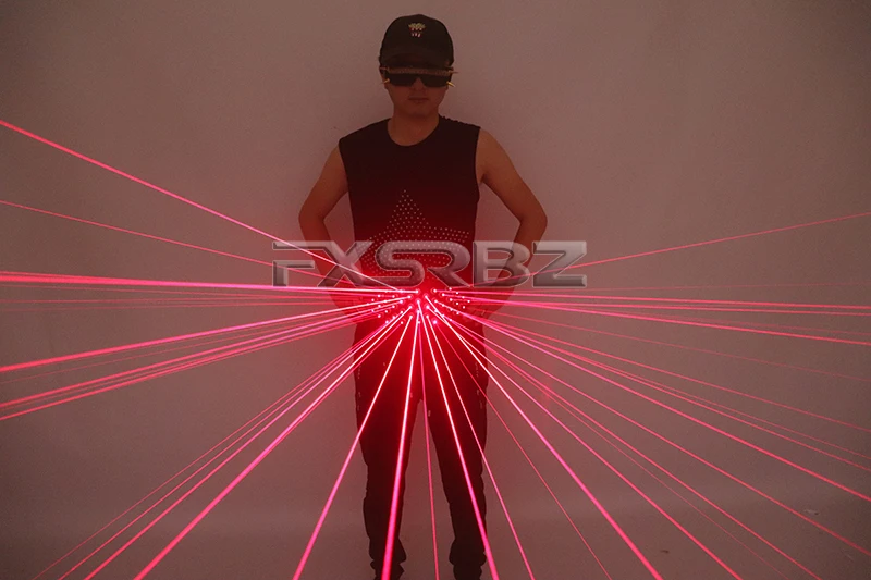 New Design Red Laser Waistband Belt LED Girdle Christmas Halloween Nightclub EDM Festival Performance Laser Props