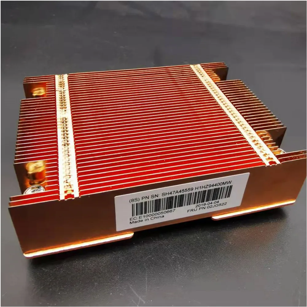 For Intel LGA 2011 2066 X79 Rectangle Narrow Workstation Industrial Cooling T318 1U Server CPU Cooler Radiator Copper Heatsink