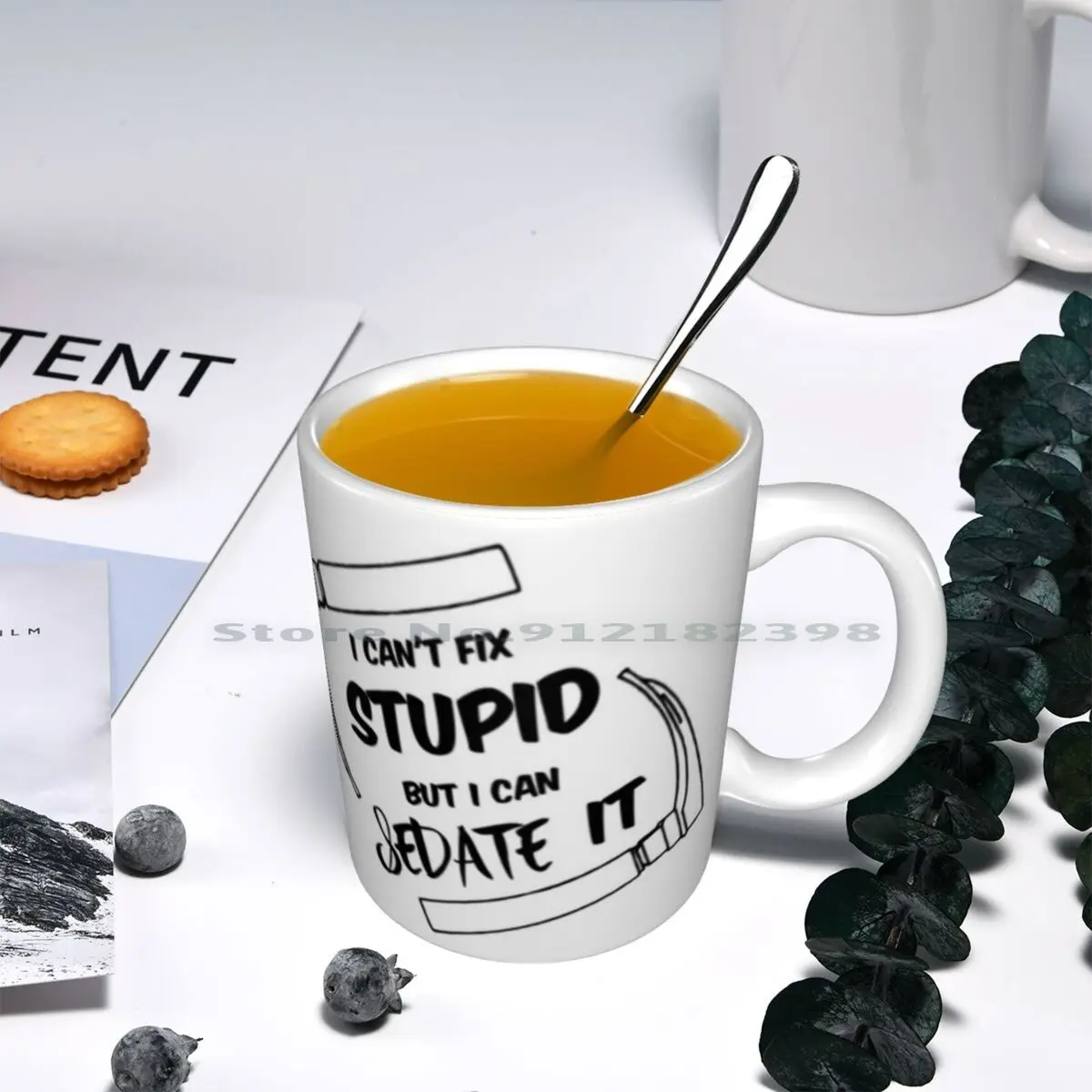 I Cant Fix Stupid But I Can Sedate It Ceramic Mugs Coffee Cups Milk Tea Mug Anaesthetist Anesthetist Anesthesiologist