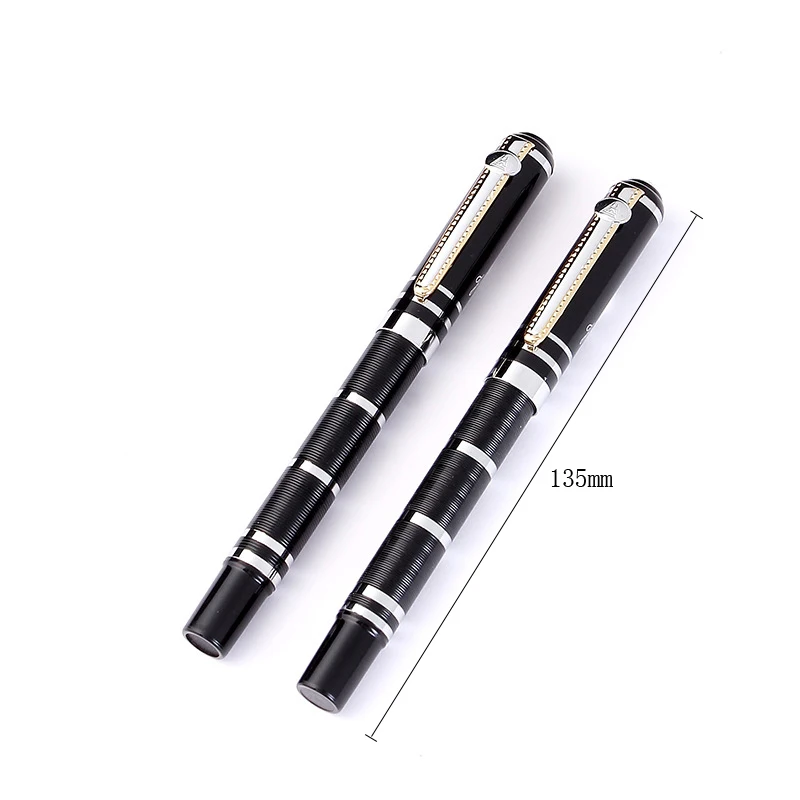 1Pcs Classic Design Student Fountain Pen Business Gift Luxury Metal Pen 2021 New F nib Fountain Pen School Office Supplies