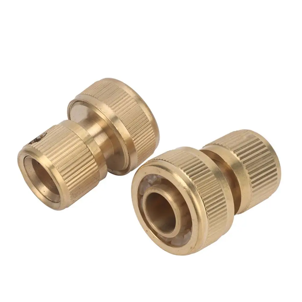 

Brass 3/4" Pipe Quick Connector Waterstop Quick Compling 19mm Pipe Connection Adapter Faucet Car Wash Water Gun Pipe Fittings