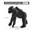 Silverback y su cría