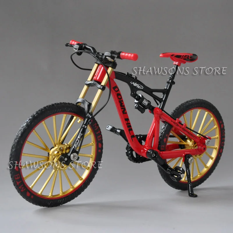 Escala 1:10 Diecast Metal Bicicleta Modelo Brinquedos DH Down Hill Extreme Mountain Bike Réplica Coleções