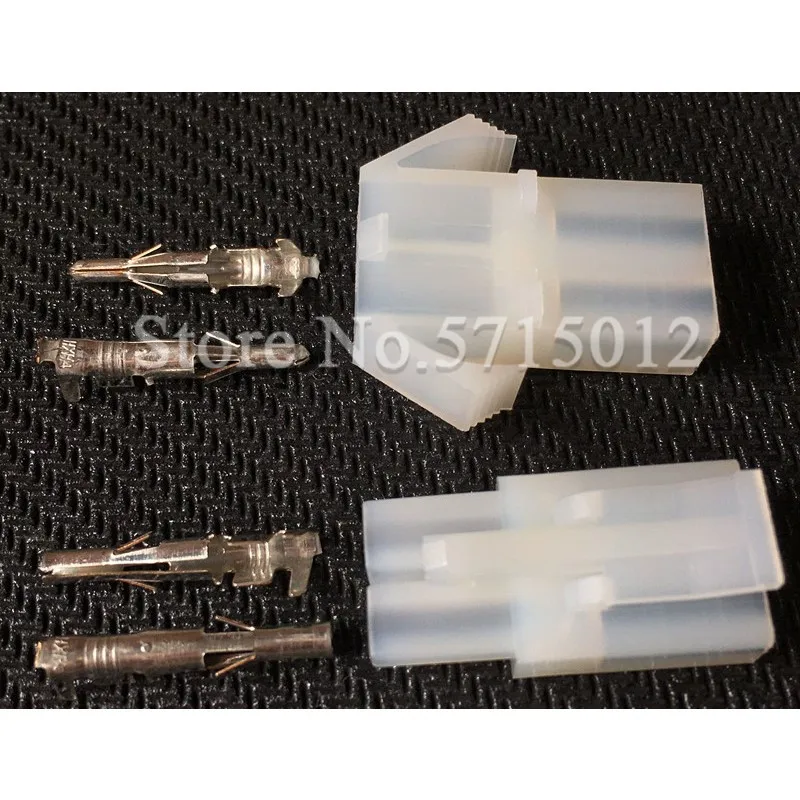 5set 2 Hole 2 Way Pin Female And Male Big Tamiya Connector Set Kits Large Tamiya Set L6.2 6.2MM Socket Plug