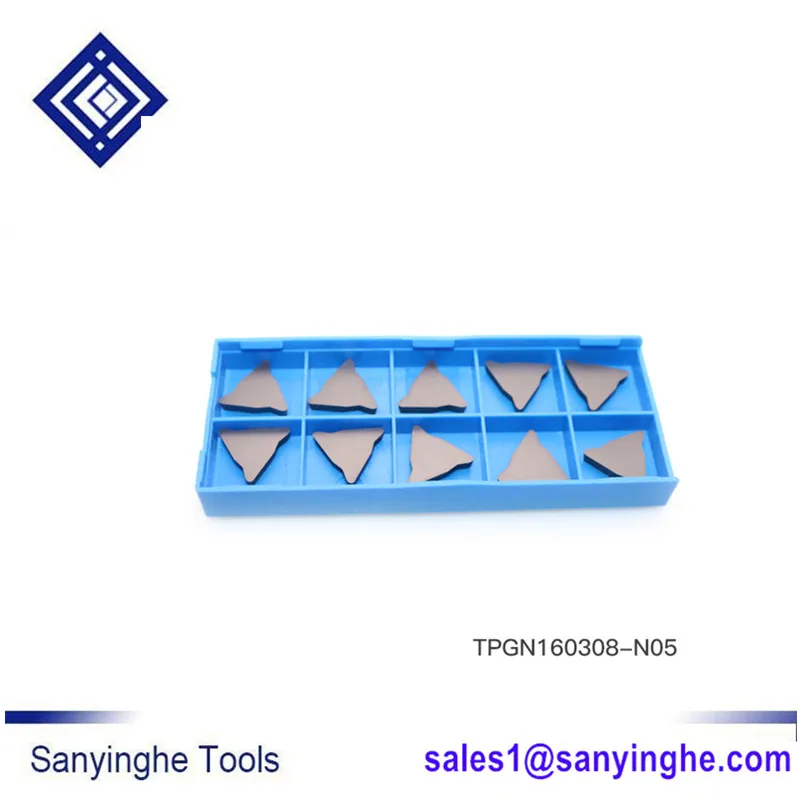 Envío Gratis TPGN160308 10 unids/lote de herramientas de corte de torneado con carburo de tungsteno CNC insertos