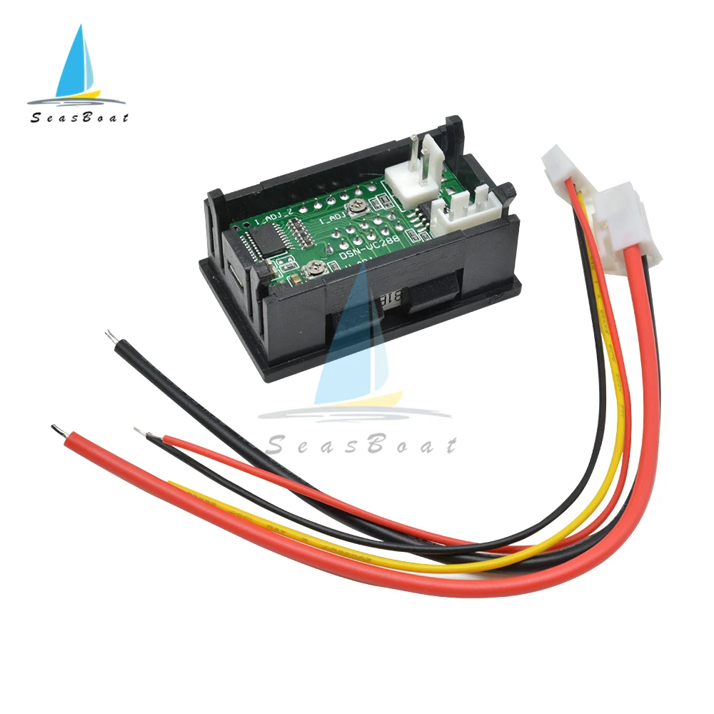 0.56 ''0-100V 10A 50A 100A LED Kỹ Thuật Số Khuếch Xe Chân Ô Tô Xe Máy, Điện Máy Đo Volt Đầu Báo máy Kiểm Tra Màn Hình Bảng Điều Khiển