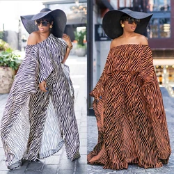 2021 African mom popular suit European and American fashion suit elastic chiffon fabric 3-piece set manufacturer in stock
