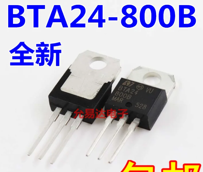 Mxy 10PCS  BTA24-800B TO-220 BTA24-800 TO220 BTA24 24-800B