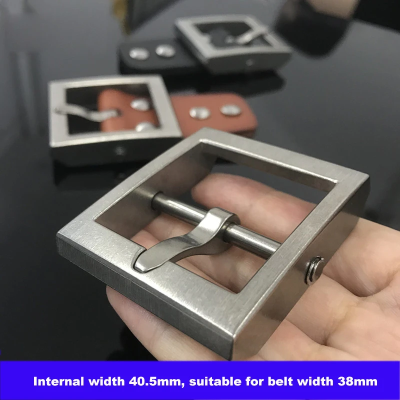 DIY Detachable Hypoallergenic Metal-Free Belt Buckles to Fit 38 MM Width Strap