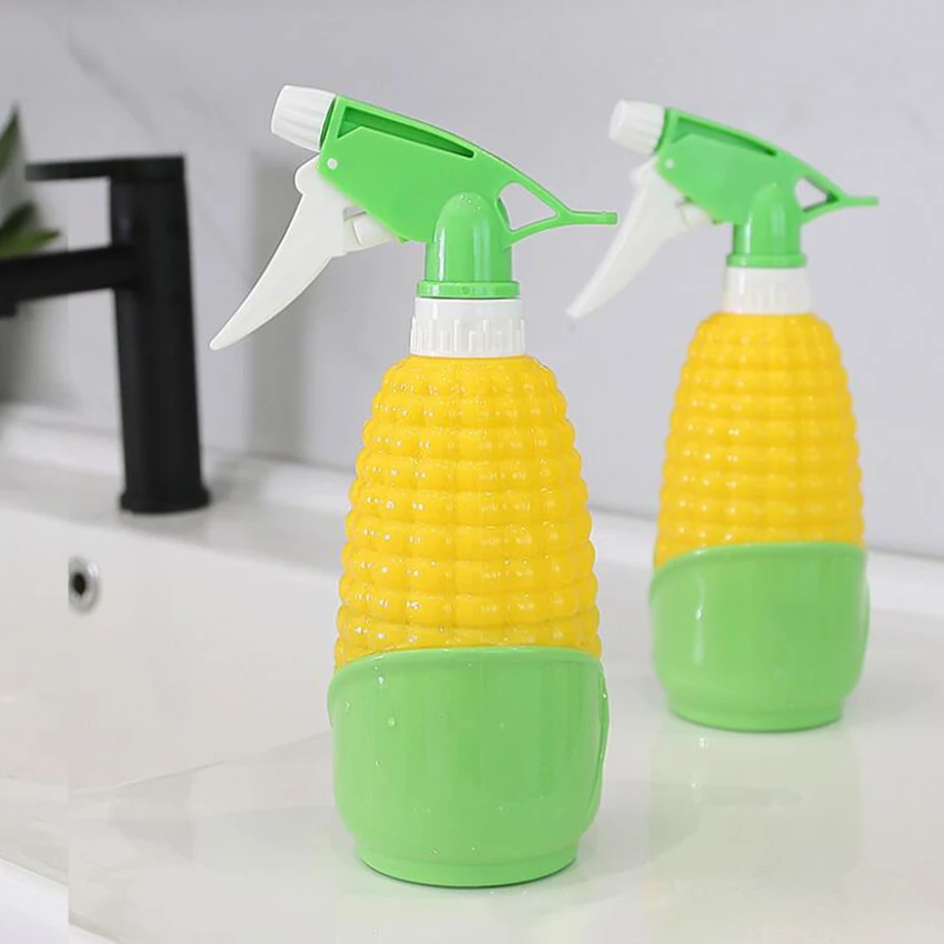 Garden Plant Flowers Water Cans Spray Bottle Watering Pot Container, Corn Shaped Watering Sprinkler Kettle Kitchen Cleaning Tool