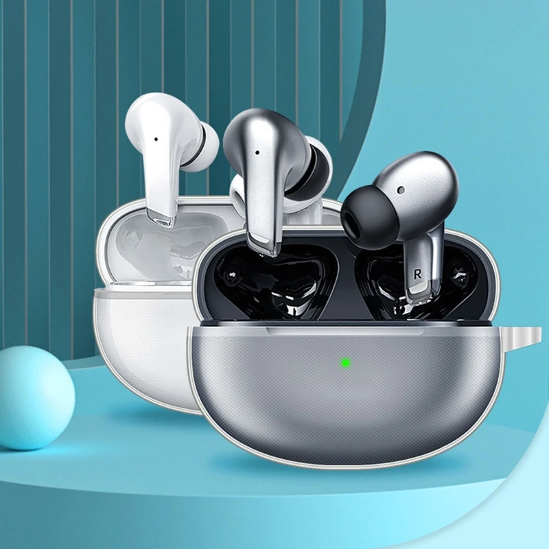 واضح غطاء مقاوم للصدمات صالح لينوفو LivePods LP5 مقاوم للماء سماعة حماية علبة سماعة حماية عدم الانزلاق كم