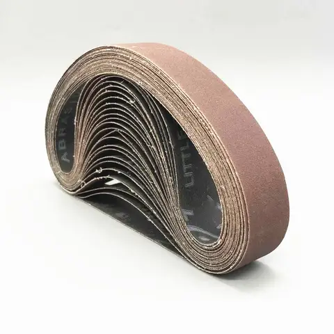 10pcs Abrasive Belt Ring Belt 40x680mm Desktop Multi-function Belt Machine Polishing Machine Wood Metal Grinding Machine Table