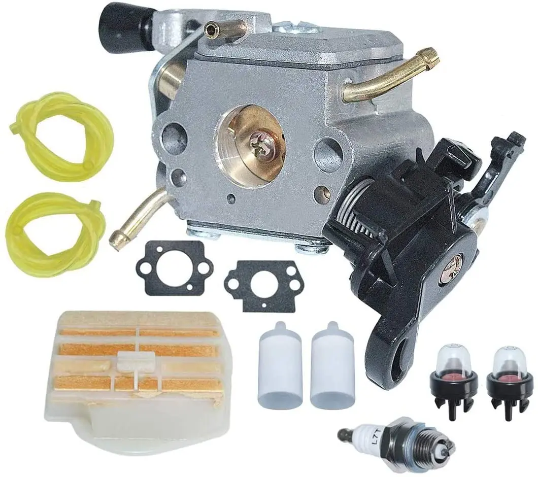 QHALEN Carburetor Kit for 445 & 450 Chainsaw C1M-EL37B Carb 506450401