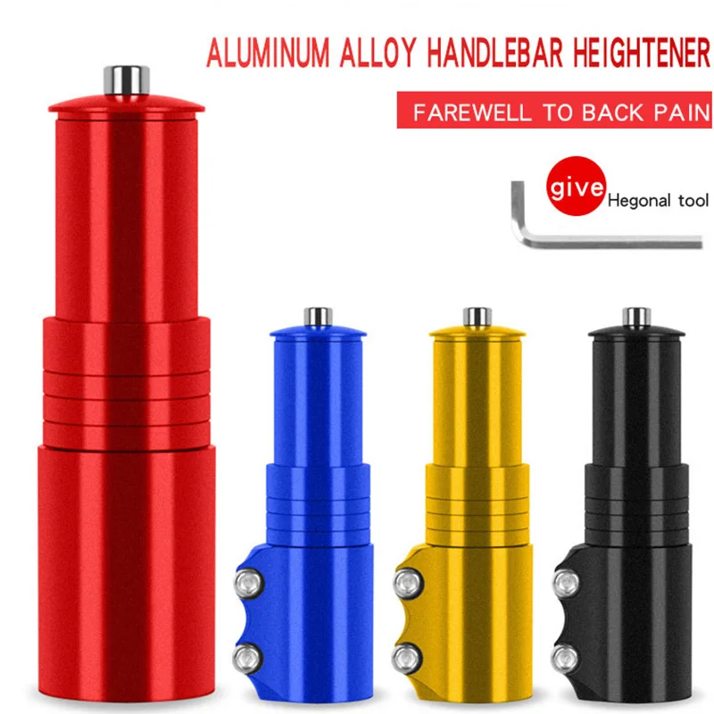 12/13cm Bicycle Handlebar Extender Bike Stem Increased MTB Bike Fork Stem Rise Up Extension Adapter Bicycle Parts Accessories - Image 2