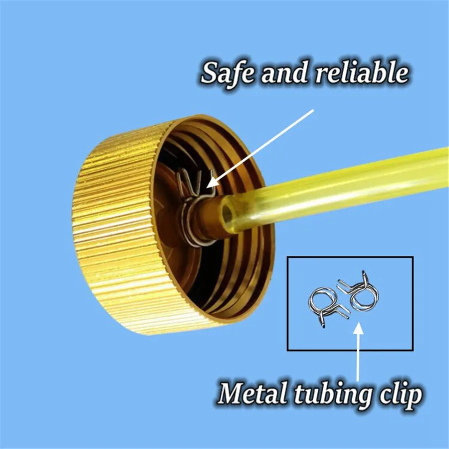 10 Pcs 5.5~6Mm /4~5Mm Metal Fuel Line Retaining  Clips  Hose Clip Pipe Tube Tank Accessories