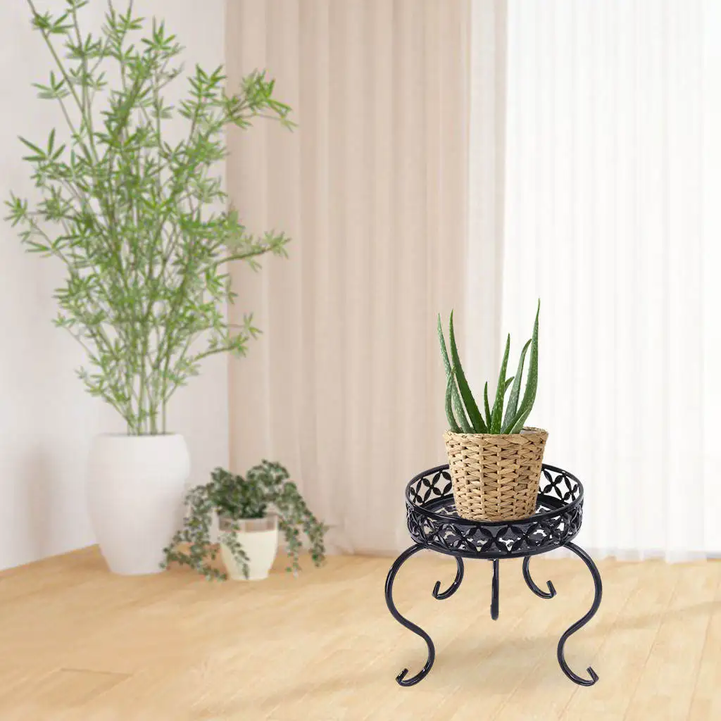 Plant Stand for Flower Pot Decor Rustproof Display Potted Holder for Indoor Outdoor