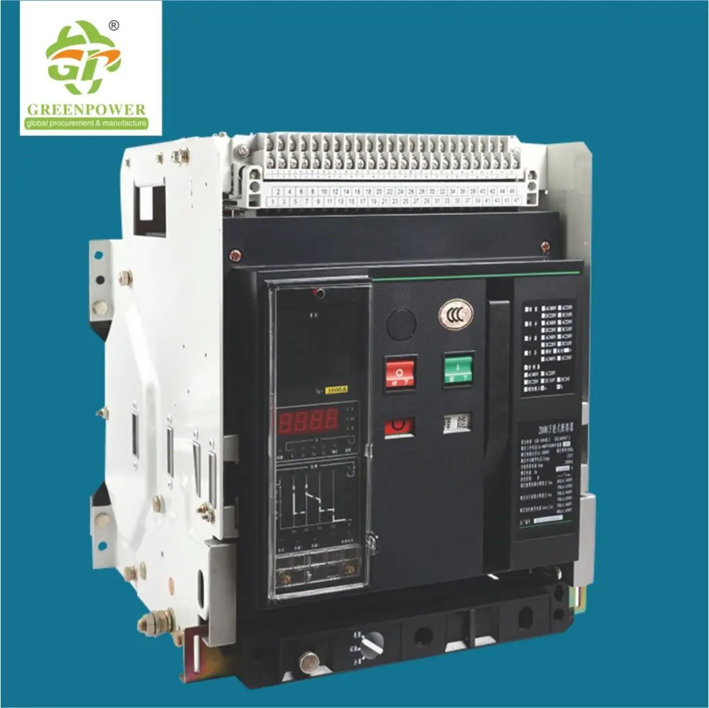 Best Seller 1250A 2000A 3200A 6300A 3P 4P interruttore automatico di tipo fisso ACB