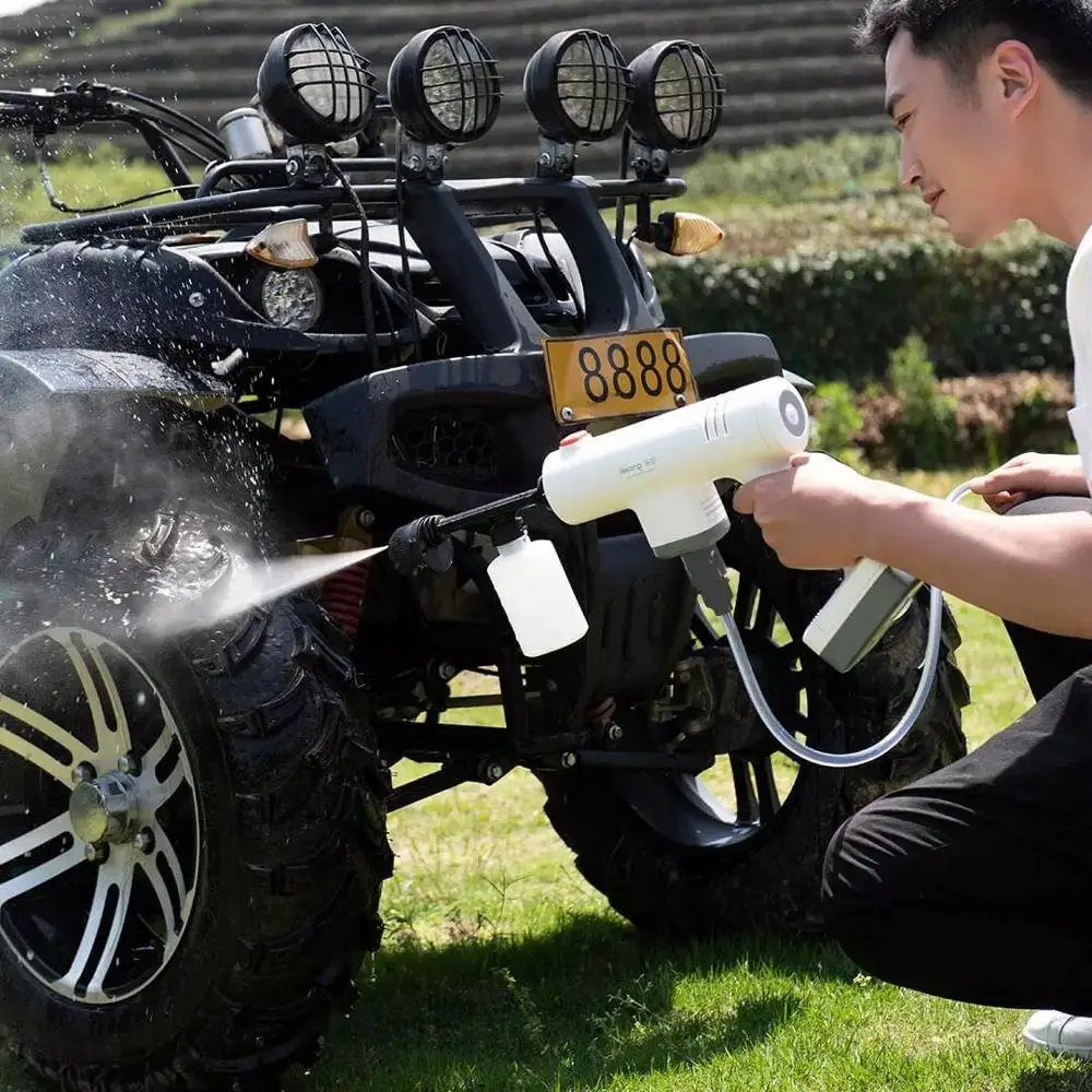 Xiaomi – Machine à laver Portable sans fil Lekong, pompe à eau haute pression puissante, ensemble de pistolet Rechargeable à domicile, outil